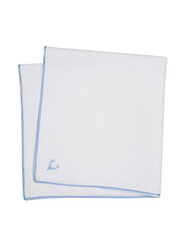 Allen Solly White Handkerchiefs 6 Pack Colored Border - Image 5