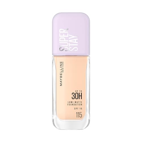 Maybelline Super Stay Lumi-Matte Foundation 115 Shade 30H Wear - Image 2