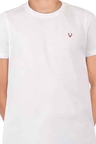 Allen Solly Boys Oversized Crew Neck T-shirt Stag Logo - Image 5