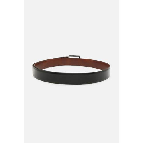 Peter England Men’s Reversible Leather Belt Black Brown - Image 4