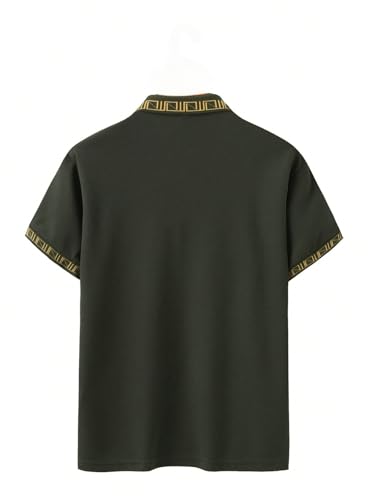 Leriya Fashion Men's Casual Old Money Poly Cotton Regular Fit Polo T-Shirt - Authentic Leriya Clothing | UrbanThreads - Image 4
