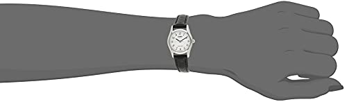 Casio Women's Dress Analog Watch LTP1094E7B White Dial Black Band - Image 5
