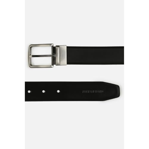 Peter England Men’s Reversible Leather Belt Black Brown - Image 5