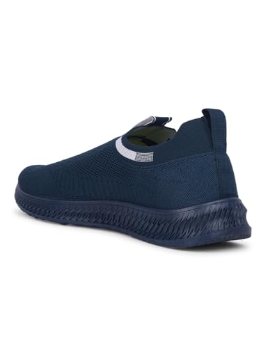 Liberty Force10 ROKKY-4 Non-Lacing Walking Shoes for Men - Black & Blue| Suitable for Jogging, Worko - Authentic Liberty Clothing | UrbanThreads - Image 5