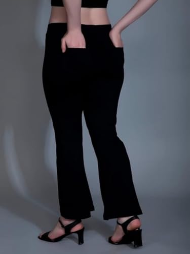 Leriya Fashion Women's Western Stretchable Trousers | Lightweight Lycra Long Trousers for Girls | Sw - Authentic Leriya Fashion | UrbanThreads - Image 4