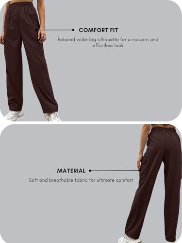 Leriya Fashion Women’s Parachute Cargo Pants – High Waist Flared Korean Trousers with Pockets | Tren - Authentic Leriya Clothing | UrbanThreads - Image 5