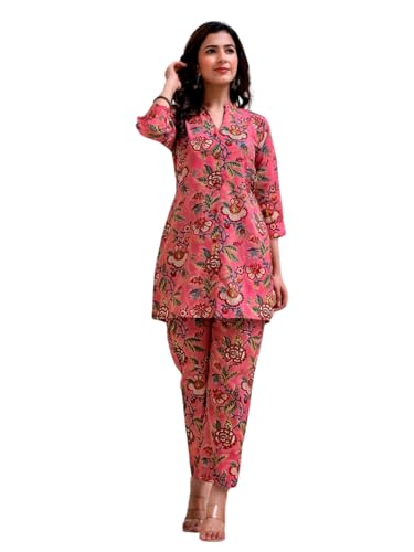 Leriya Fashion Anarkali Kurta-Set for Women – Viscose Rayon Printed Kurta & Straight Pant | Festive - Authentic Leriya Clothing | UrbanThreads - Image 2
