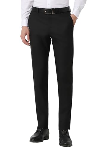 Peter England Slim Fit Grey Trousers - Image 2