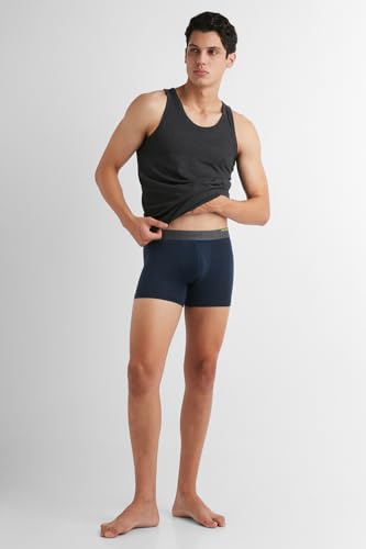 Peter England Men's Cotton Multiple Cut Trunks - Image 3