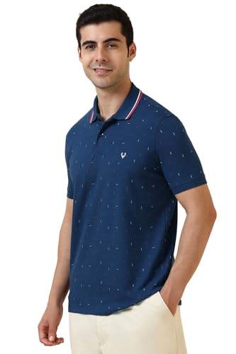 Allen Solly Men Polycotton Regular Fit Double Colour Polo - Image 3
