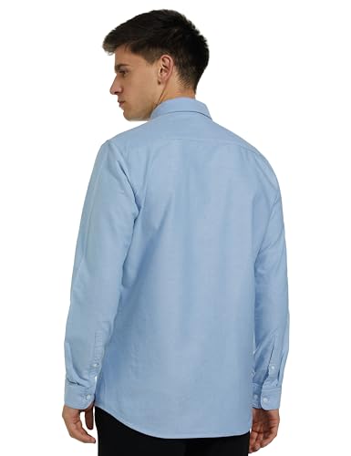 Van Heusen Men's 100% Cotton Solid Casual Shirt - Image 4