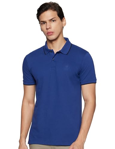 Peter England Men's Snug Fit Solid Polo T-Shirt - Image 2