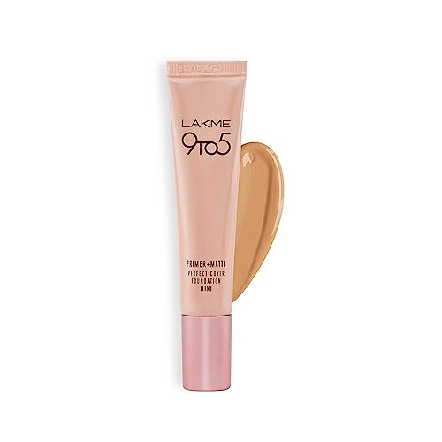 LAKMÉ 9-5 P+M Foundation Warm Beige Liquid Full Coverage Matte - Image 2