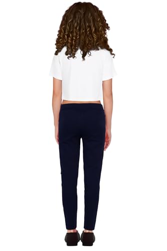 Allen Solly Girl's Regular Fit Mid Rise Leggings - Pack of 2 - Image 4