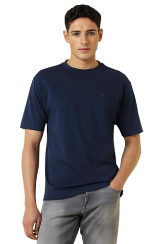 Allen Solly Men Cotton Regular Fit Drop Shoulder T-shirt - Image 3
