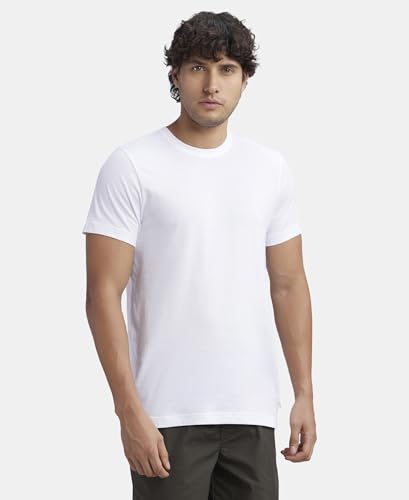 Jockey MC06 Men's Combed Cotton Sleeved Regular Fit T-Shirt - Image 4