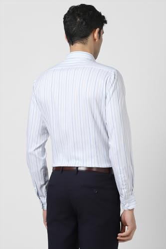 Van Heusen Men Polycotton Striped Slim Fit Shirt - Authentic Van Clothing | UrbanThreads - Image 4