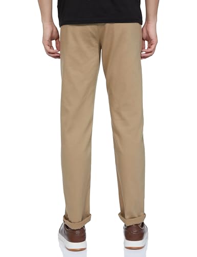 Peter England Men's Slim Fit Stretchable Casual Trousers - Image 3