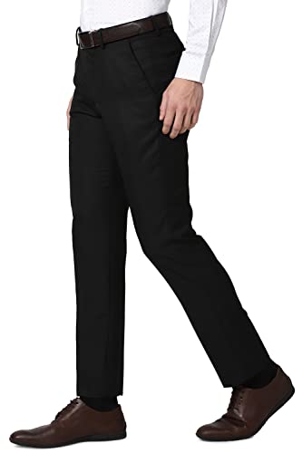 Peter England Men's Slim Fit Mid Rise Pants - Image 4