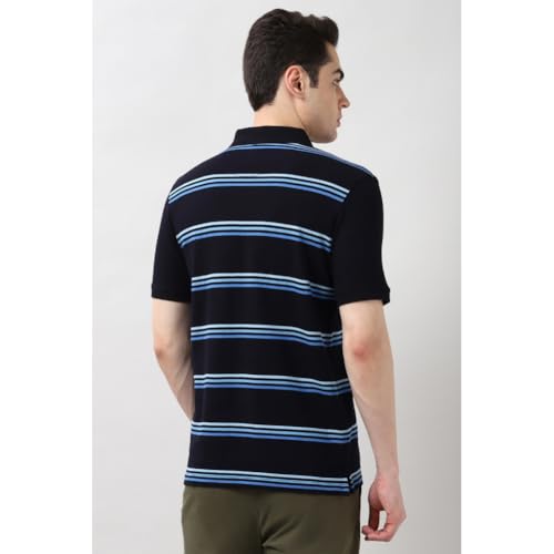 Peter England Breton Stripe Polo - Image 4