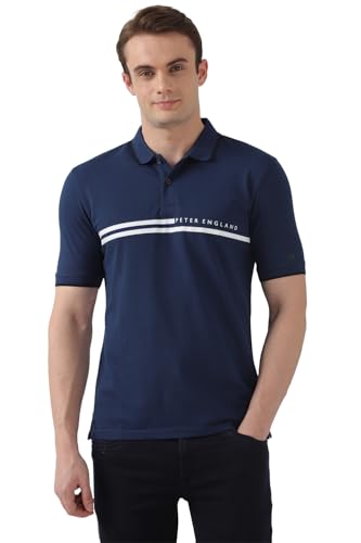 Peter England Solid Pique Polo - Image 2