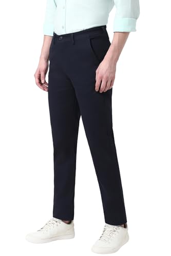 Peter England Men's Slim Casual Pants - Image 3