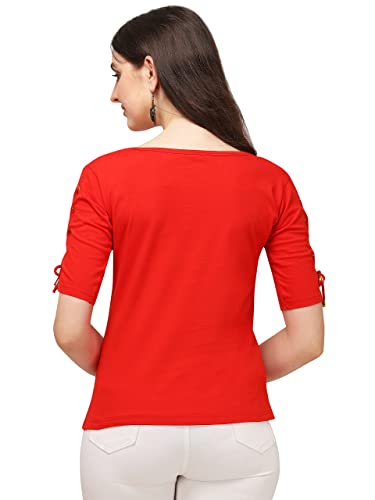 Leriya Fashion Women Lycra 3/4 Sleeve Regular Office Wear, Casual Wear, Under 399 Top for Women/Girl - Authentic Leriya Clothing | UrbanThreads - Image 4
