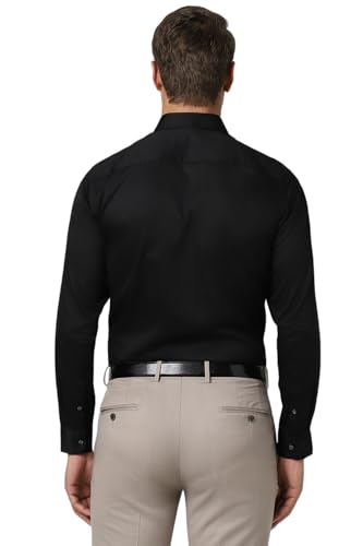 Peter England Satin Sheen Shirt Grey - Image 4