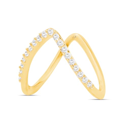 ZAVYA 925 Sterling Silver Gold Plated Vanki Ring | Gift for Wife and Girlfriend | With Certificate o - Authentic ZAVYA Accessories | UrbanThreads - Image 2