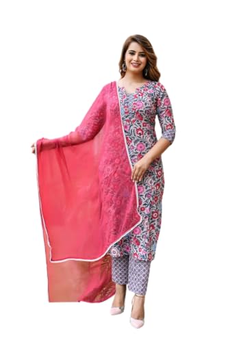 Leriya Fashion Kurta Set with Dupatta for Women | Women Kurta | Women Kurta Sets with Plazo | Women - Authentic Leriya Clothing | UrbanThreads - Image 2