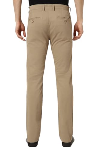 Peter England Men's Skinny Fit Mid Rise Chinos - Image 4
