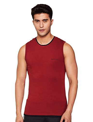 Van Heusen Athleisure Men Gym Stretch Vest - Cotton Elastane - Quick Dry, Ultra Soft, Shape Retentio - Authentic Van Clothing | UrbanThreads - Image 2