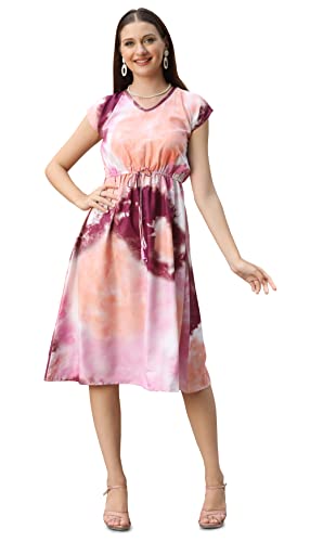 Leriya Fashion One Piece Dress for Women| Midi Dress for Women| Birthday Dress for Women (X-Large, P - Authentic Leriya Clothing | UrbanThreads - Image 2