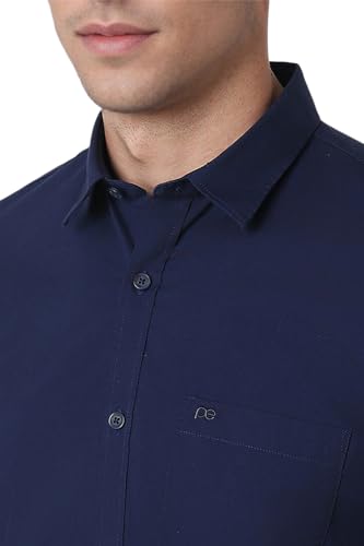 Peter England Men's Stretchable Cotton Solid Shirt - Image 5