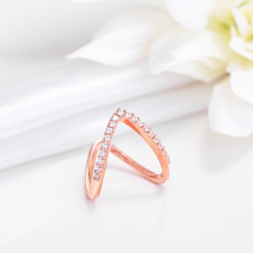 ZAVYA 925 Sterling Silver Heart CZ Ring for Women - Image 3