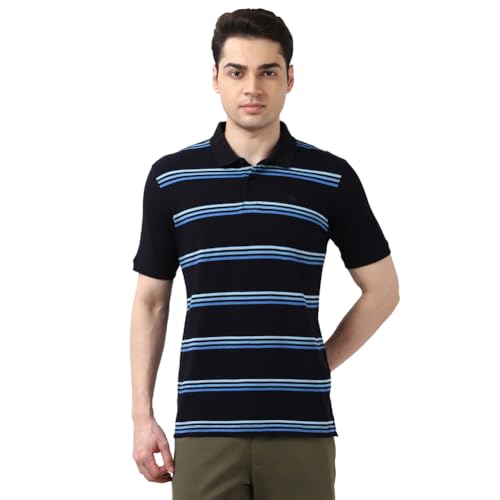 Peter England Breton Stripe Polo - Image 2