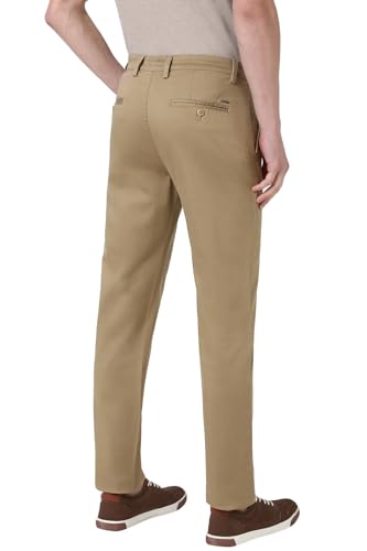 Peter England Men Mid Rise Slim Casual Pants - Image 4