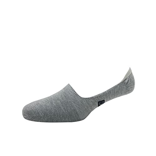 Allen Solly Men's Cotton No Show Socks Pack of 3 Light Grey Denim Charcoal - Image 3