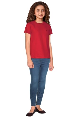 Allen Solly Girl's Cotton Regular Fit T-Shirt - Image 4