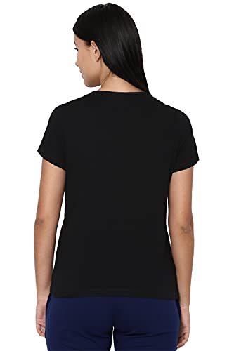 Allen Solly Women Cotton Solid Regular Fit T-Shirt - Image 5