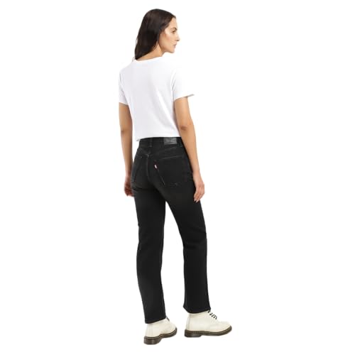 Levi's Women's High Rise Ribcage Slim Straight Jeans - Image 4