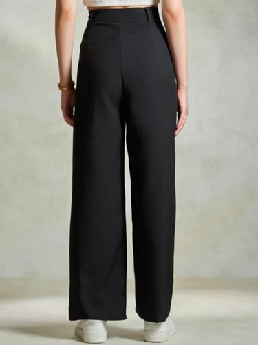 Leriya Fashion Trousers for Women – High Waist Korean Style Pants | Flared Formal Office Wear & Casu - Authentic Leriya Clothing | UrbanThreads - Image 4