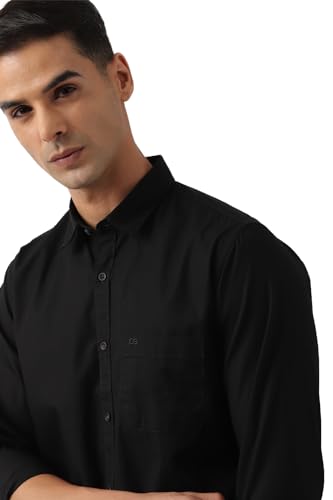 Peter England Men's Slim Fit Full Sleeve Cotton Casual Shirt - Image 4