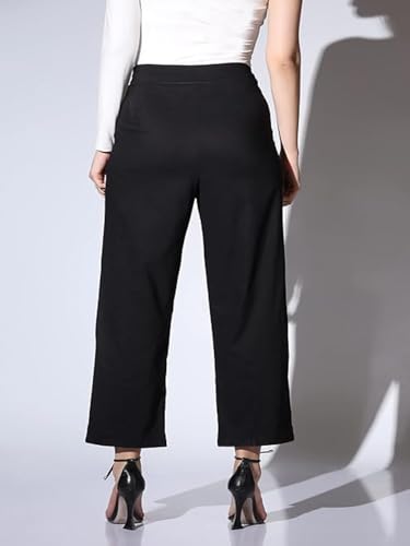 Leriya Fashion Women's Ankle Fit High Rise Trousers High-Waisted Pant| Korean Trousers - Authentic Leriya Clothing | UrbanThreads - Image 4
