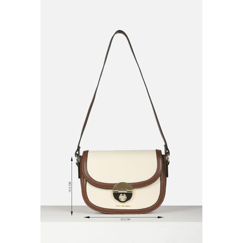 Van Heusen Women's Chic Sling Bag |Brown Contrast Lining| Detachable Strap - Authentic Van Bags | UrbanThreads - Image 5