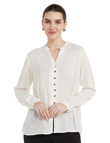 Allen Solly Women Polyester Regular Fit Full Sleeve Top - Image 2