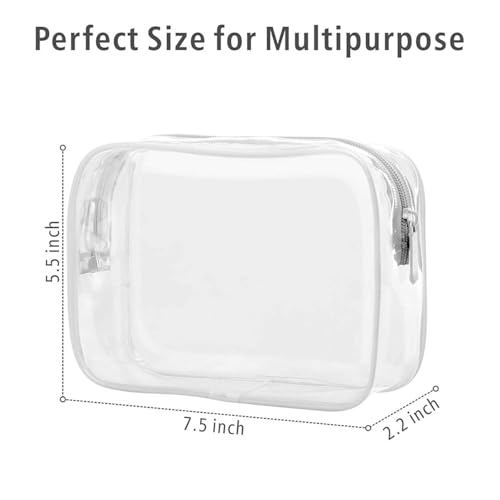 BAERFIT Clear Travel Toiletry Bags 3Pcs TSA Compliant - Image 3
