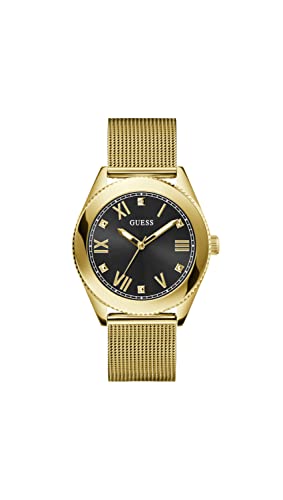 Guess Men's 44mm Noble Black Dial Stainless Steel Watch - Image 2