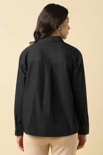 Allen Solly Women Polycotton Regular Fit Formal Shirt 3/4 Sleeve - Image 4
