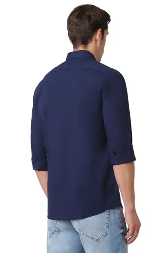 Peter England Men's Stretchable Cotton Solid Shirt - Image 4